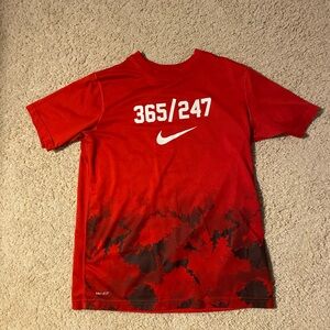 Red Nike T shirt